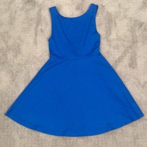 Blue tank top dress